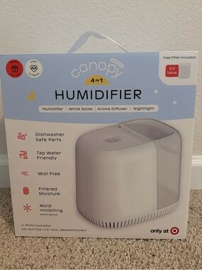 Canopy Humidifier 4-in-1 Aroma Diffuser Mold Inhibiting Factory Sealed NEW